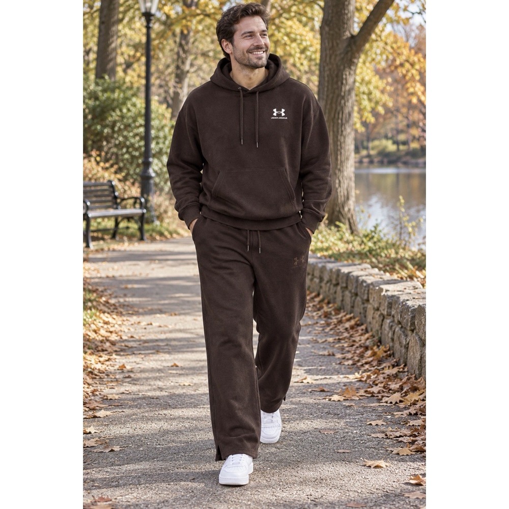 Mens UA Under Armour Fleece Hoodie & Jogger Set Pants Hooded Pullover Outfit